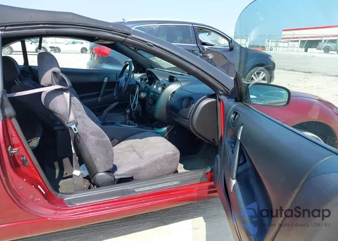 2001 Mitsubishi Eclipse Spyder Gs from USA, damaged, VIN 4A3AE35G31E002887